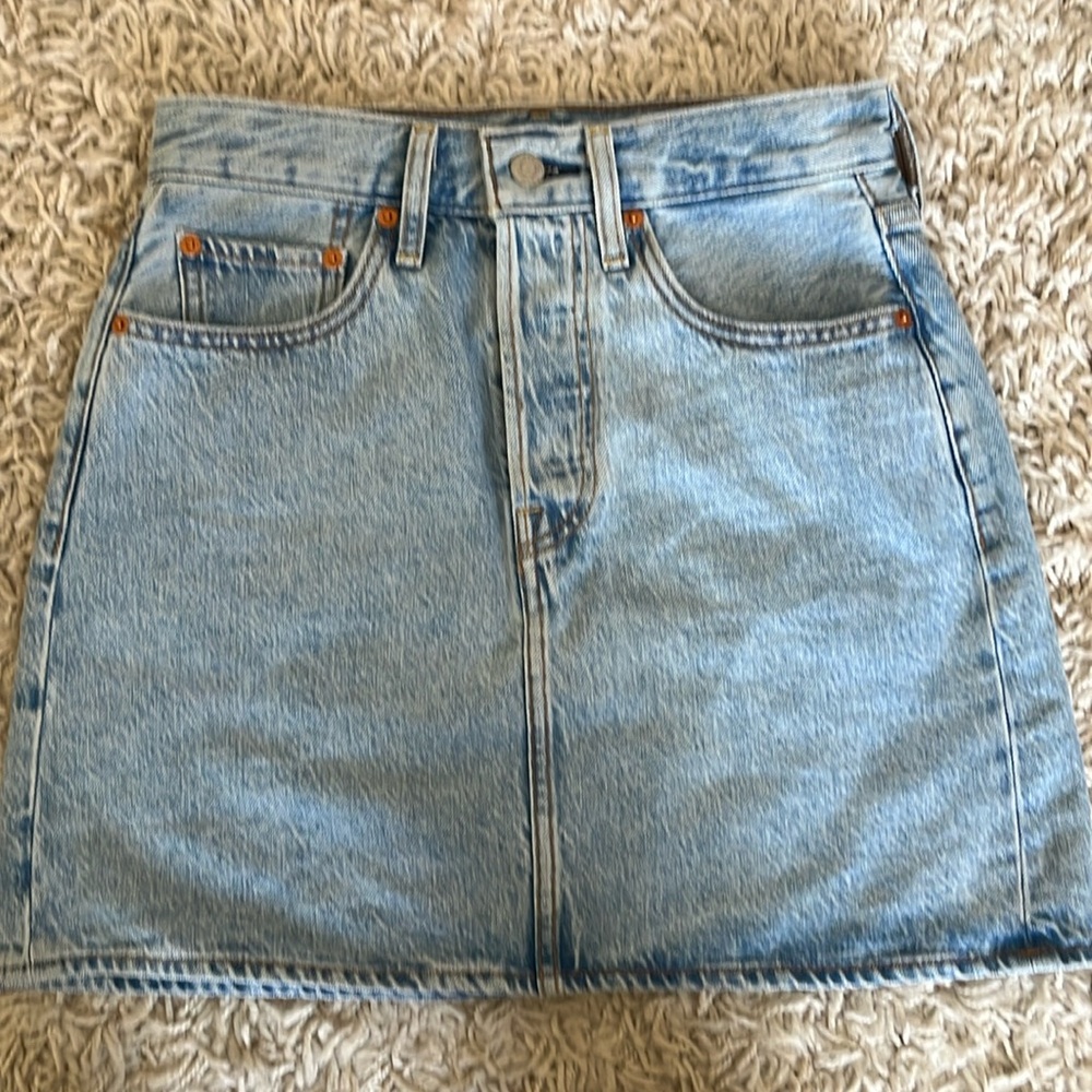 Levi Jean mini skirt